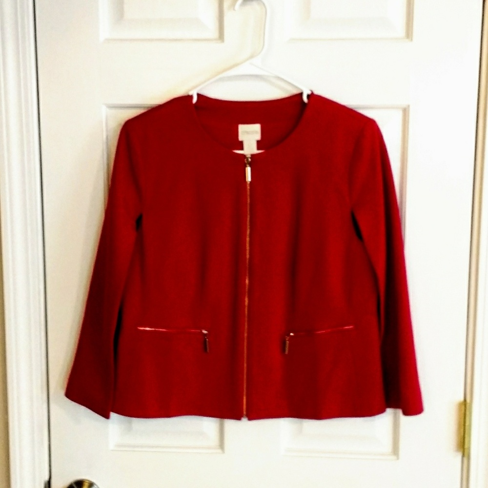 Chico's Red Cape, Size 0 (4/6)